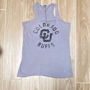 Colorado Buffs grey Tank Top